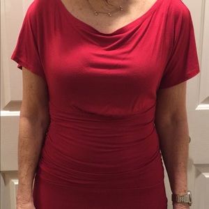 Ing red fitted top